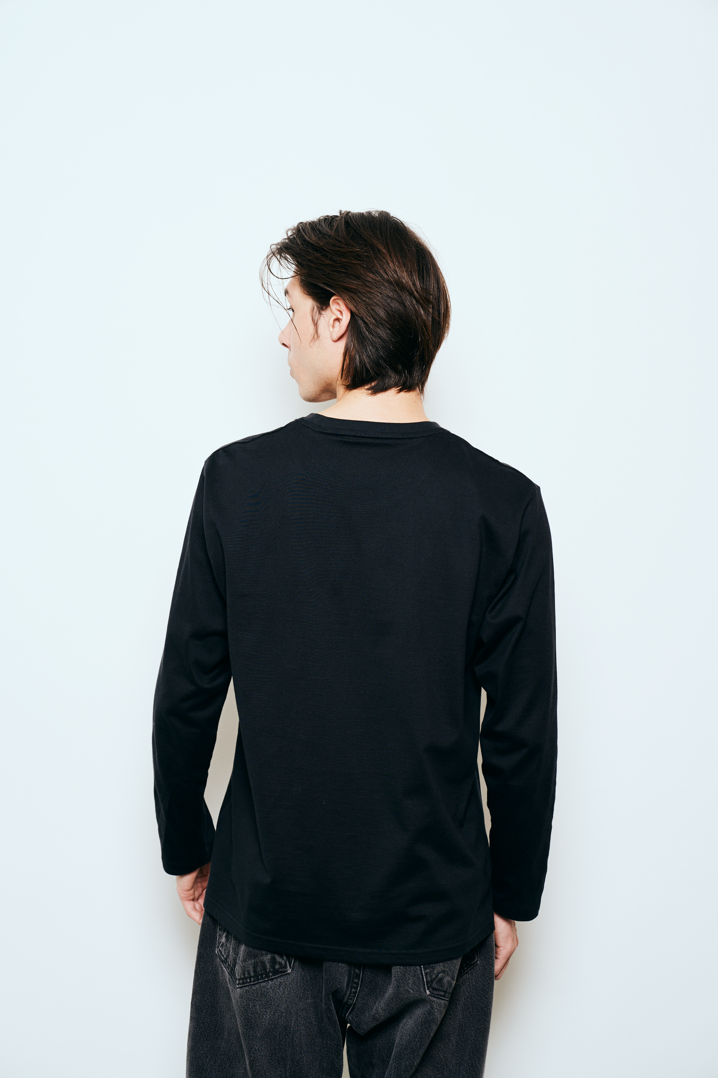 SUVIN GOLD Tシャツ黒/長袖