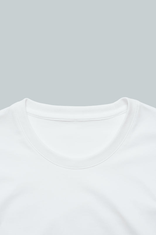 SUVIN GOLD Tシャツ白/長袖